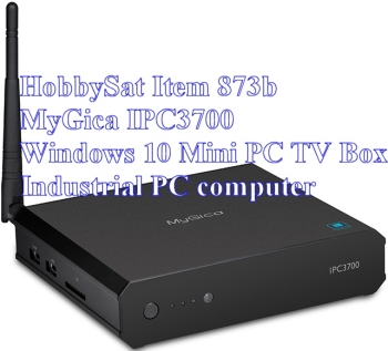 Side Connections MyGica IPC3700 Windows 10 MiniPC TV Box Computer